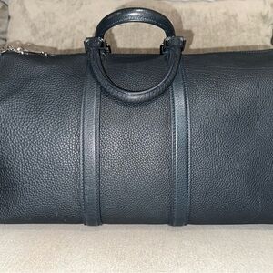 Classic Black Leather Men's Bag